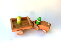 Tractor and Hay Wagon for Grimm's or Grapat Nins Dolls