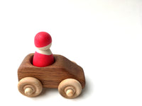 Walnut Smart Car for Grimm's Rainbow Friends or Grapat Nins